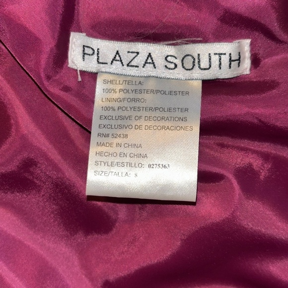 Plaza South size 8 mother of the bride burgundy dress set - Picture 7 of 15